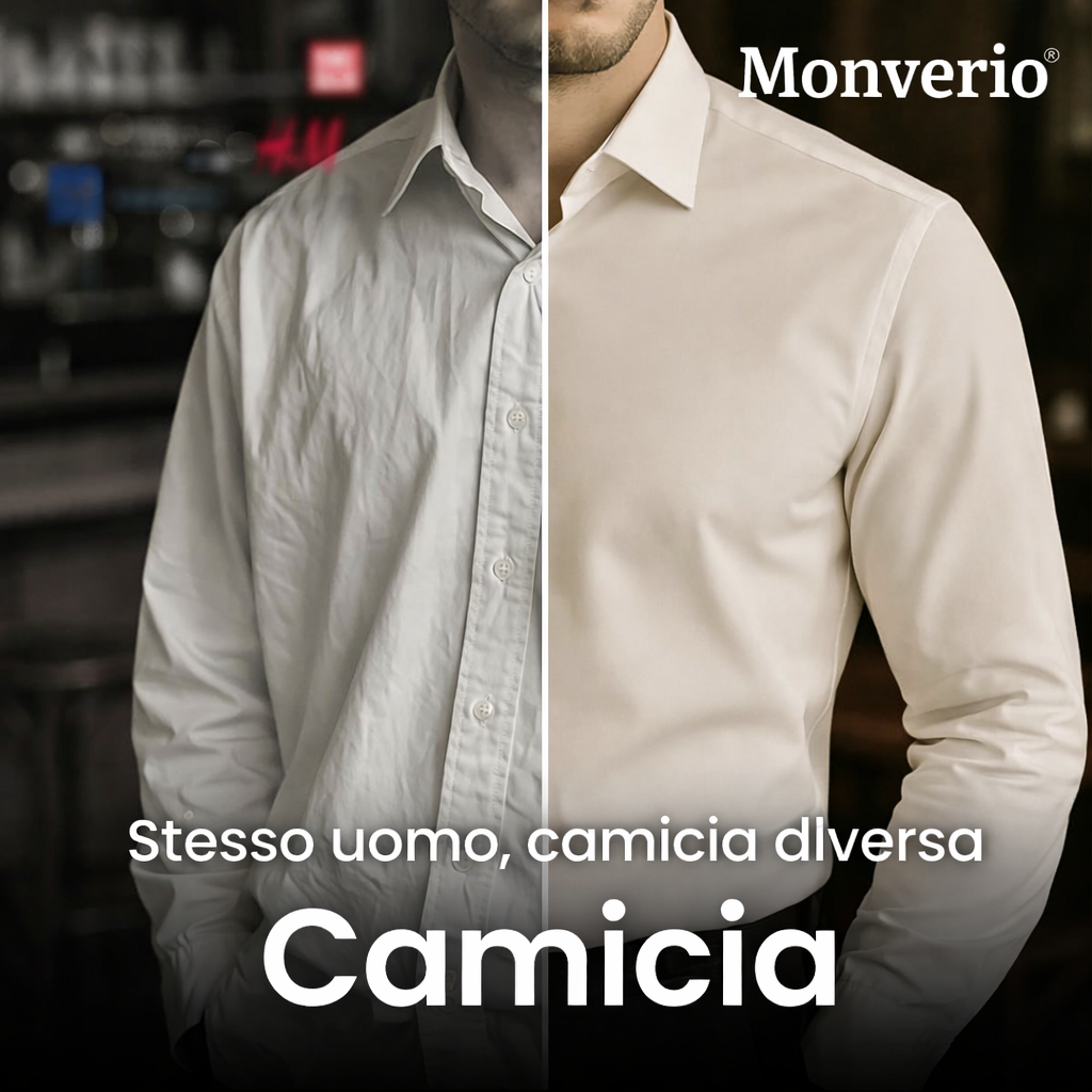 Camicia antigrinze dal taglio aderente